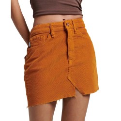 пола,дамски,поли,и,рокли,superdry,vintage,cord,mini,short,skirt,orange