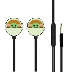 бебешки,слушалки,слушалки,ert,group,baby,yoda,star,wars,earphones,black,(black)