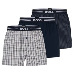 боксерки,мъжко,бельо,boss,woven,10245450,boxers,3,units,light,beige,(multicolor)