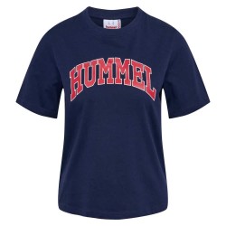 тениска,дамски,тениски,hummel,gill,loose,short,sleeve,t,shirt,blue,(peacoat)