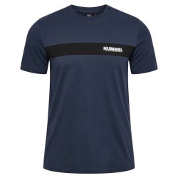 тениска,мъжки,тениски,hummel,legacy,sean,short,sleeve,t,shirt,blue,nights,(blue)