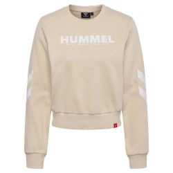блуза,дамски,блузи,hummel,legacy,sweatshirt,beige,(pumice,stone)