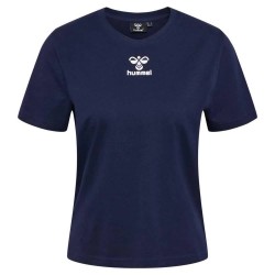тениска,дамски,тениски,hummel,220031,short,sleeve,t,shirt,peacoat,(blue)