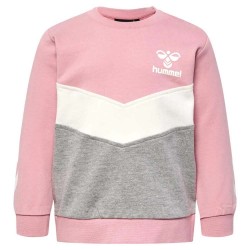 блуза,детски,блузи,hummel,skye,sweatshirt,grey,pink,(zephyr)