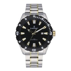 часовник,часовници,radiant,tagrad,ii,45,mm,black,dial,ipbitone,brac,watch,golden,(golden)