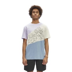 тениска,мъжки,тениски,hydroponic,dragon,ball,z,line,short,sleeve,t,shirt,mauve,sand,denim,(white)
