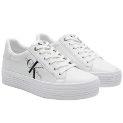 маратонки,дамски,маратонки,calvin,klein,jeans,platform,laceup,trainers,white