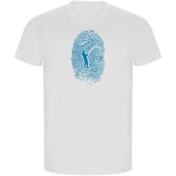 тениска,мъжки,тениски,kruskis,angler,fingerprint,eco,short,sleeve,t,shirt,white