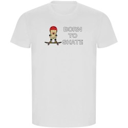 тениска,мъжки,тениски,kruskis,born,to,skate,eco,short,sleeve,t,shirt,white