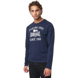 тениска,мъжки,тениски,lonsdale,auldearn,long,sleeve,t,shirt,blue,(navy,white)