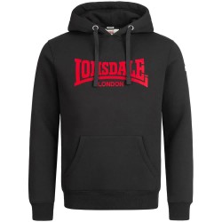 суичър,мъжки,пуловери,lonsdale,hooded,one,tone,hoodie,black,(black)