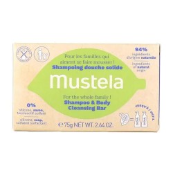 хигиена,коса,mustela,baby,solid,shampoo,75g,clear