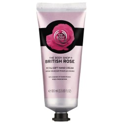 козметика,за,овлажняване,the,body,shop,british,rose,hand,cream,100ml,clear