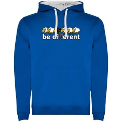 суичър,мъжки,пуловери,kruskis,be,different,climb,two,colour,hoodie,royal,blue,white,(blue)
