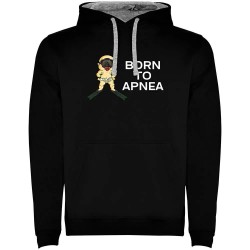 суичър,мъжки,пуловери,kruskis,born,to,apnea,two,colour,hoodie,black,grey,(black)