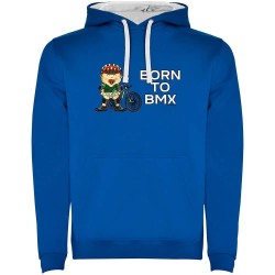 суичър,мъжки,пуловери,kruskis,born,to,bmx,two,colour,hoodie,royal,blue,white,(blue)