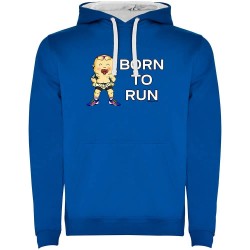 суичър,мъжки,пуловери,kruskis,born,to,run,two,colour,hoodie,royal,blue,white,(blue)