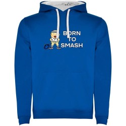 суичър,мъжки,пуловери,kruskis,born,to,smash,two,colour,hoodie,royal,blue,white,(blue)
