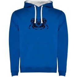 суичър,мъжки,пуловери,kruskis,crab,tribal,two,colour,hoodie,royal,blue,white,(blue)