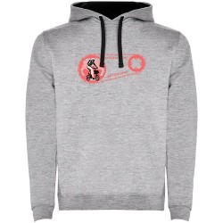 суичър,мъжки,пуловери,kruskis,cyclists,have,better,legs,two,colour,hoodie,heather,grey,black,(grey)