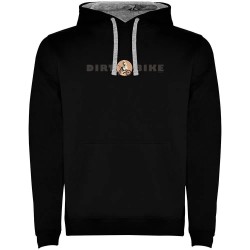 суичър,мъжки,пуловери,kruskis,dirt,bike,two,colour,hoodie,black,grey,(black)