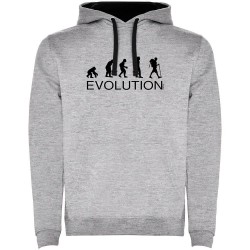 суичър,мъжки,пуловери,kruskis,evolution,hiking,two,colour,hoodie,heather,grey,black,(grey)