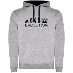 суичър,мъжки,пуловери,kruskis,evolution,surf,california,van,two,colour,hoodie,heather,grey,black,(grey)