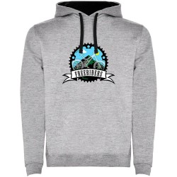 суичър,мъжки,пуловери,kruskis,freeriders,two,colour,hoodie,heather,grey,black,(grey)