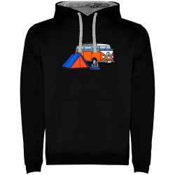 суичър,мъжки,пуловери,kruskis,hippie,van,trek,two,colour,hoodie,black,grey,(black)