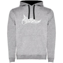 суичър,мъжки,пуловери,kruskis,manta,two,colour,hoodie,heather,grey,black,(grey)