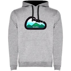 суичър,мъжки,пуловери,kruskis,mountain,carabiner,two,colour,hoodie,heather,grey,black,(grey)