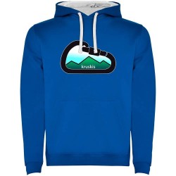 суичър,мъжки,пуловери,kruskis,mountain,carabiner,two,colour,hoodie,royal,blue,white,(blue)