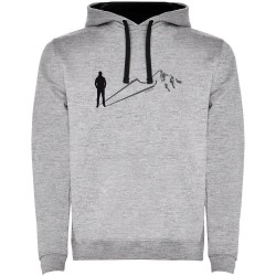 суичър,мъжки,пуловери,kruskis,shadow,mountain,two,colour,hoodie,heather,grey,black,(grey)