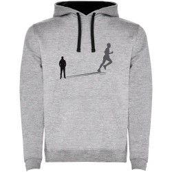 суичър,мъжки,пуловери,kruskis,shadow,run,two,colour,hoodie,heather,grey,black,(grey)