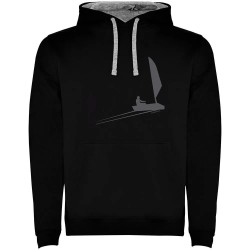 суичър,мъжки,пуловери,kruskis,shadow,sail,two,colour,hoodie,black,grey,(black)