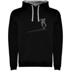 суичър,мъжки,пуловери,kruskis,shadow,skate,two,colour,hoodie,black,grey,(black)