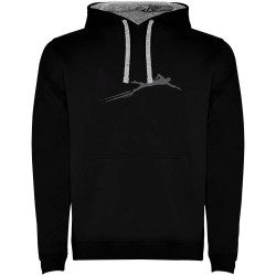 суичър,мъжки,пуловери,kruskis,shadow,swim,two,colour,hoodie,black,grey,(black)