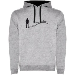 суичър,мъжки,пуловери,kruskis,shadow,swim,two,colour,hoodie,heather,grey,black,(grey)