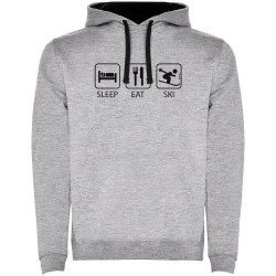 суичър,мъжки,пуловери,kruskis,sleep,eat,and,ski,two,colour,hoodie,heather,grey,black,(grey)