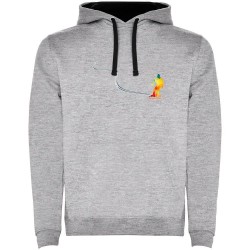 суичър,мъжки,пуловери,kruskis,snowboard,track,two,colour,hoodie,heather,grey,black,(grey)