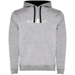 суичър,мъжки,пуловери,kruskis,snowboarding,heartbeat,two,colour,hoodie,heather,grey,black,(grey)