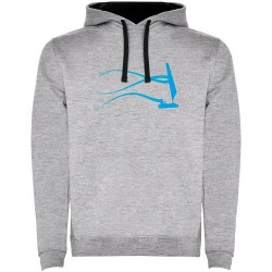 суичър,мъжки,пуловери,kruskis,stella,sail,two,colour,hoodie,heather,grey,black,(grey)