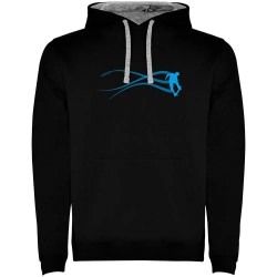 суичър,мъжки,пуловери,kruskis,stella,skate,two,colour,hoodie,black,grey,(black)