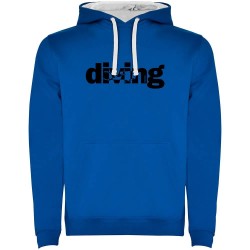 суичър,мъжки,пуловери,kruskis,word,diving,two,colour,hoodie,royal,blue,white,(blue)