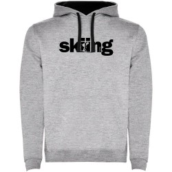 суичър,мъжки,пуловери,kruskis,word,skiing,two,colour,hoodie,heather,grey,black,(grey)