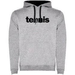 суичър,мъжки,пуловери,kruskis,word,tennis,two,colour,hoodie,heather,grey,black,(grey)
