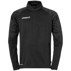 Блуза Uhlsport Goal 25 half zip sweatshirt - Black (Black / Anthra) блуза,детски,блузи,uhlsport,goal,25,half,zip,sweatshirt,black,(black,anthra)