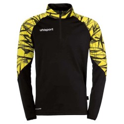 Блуза Uhlsport Goal 25 half zip sweatshirt - Yellow / Black (Black / Lime Yellow) блуза,детски,блузи,uhlsport,goal,25,half,zip,sweatshirt,yellow,black,(black,lime,yellow)