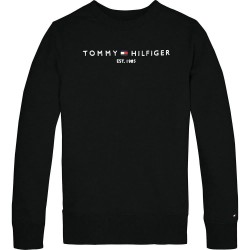 блуза,детски,блузи,tommy,hilfiger,essential,sweatshirt,black,(black)
