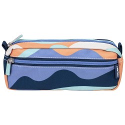 канцеларски,принадлежности,milan,2,zipped,rectangular,the,fun,series,pencil,case,multicolor,(blue)